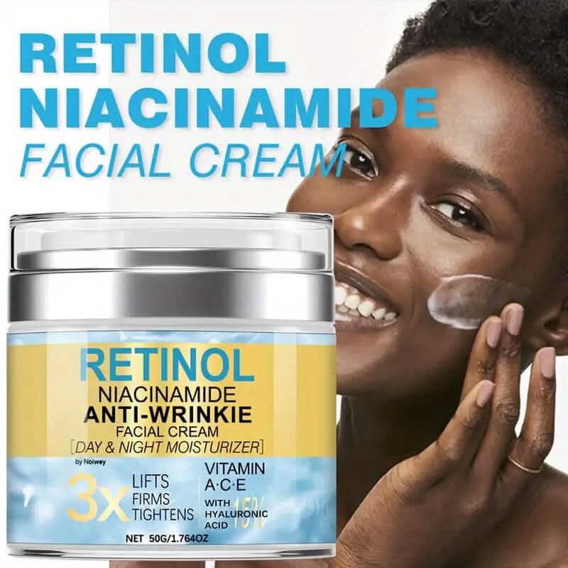 Retinol and Collagen Face Cream 1.764oz Anti-Wrinkle and Lifting with Vitamin E, Niacinamide