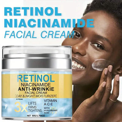 Retinol and Collagen Face Cream 1.764oz Anti-Wrinkle and Lifting with Vitamin E, Niacinamide