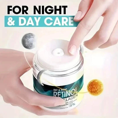 Retinol Moisturizing Cream With Collagen, Hyaluronic Acid, Vitamin C+E, Soothes Dry Skin