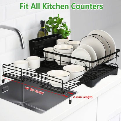 Retractable Dish Drying Rack