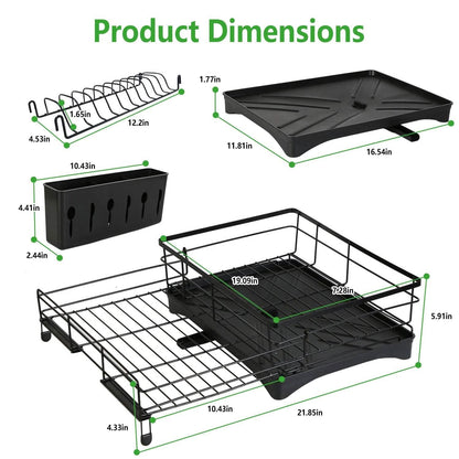 Retractable Dish Drying Rack