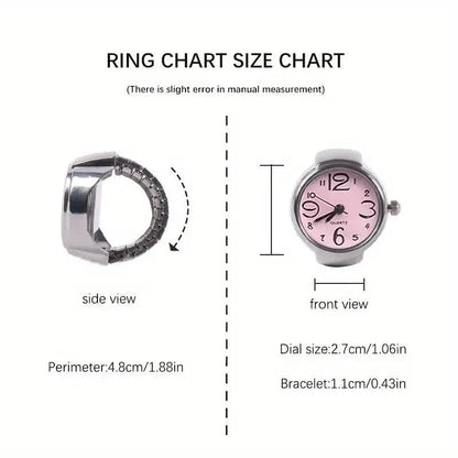 Retro Creative Finger Mini Watch For Teenagers