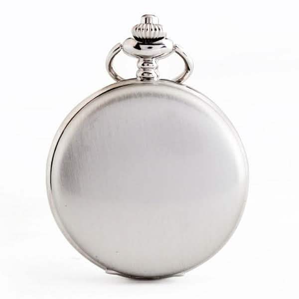 Retro Smooth Men Pocket Watch with Chain