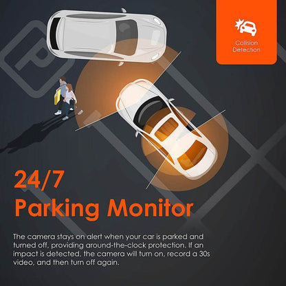 Rexing - R4 4 Channel Dash Cam with All Around 1080p Resolution, Wi-Fi, and GPS - Black  (Refurbished)