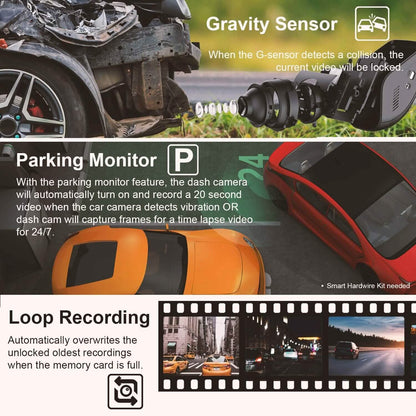 REXING V1 - 4K Ultra HD Car Dash Cam 2.4" LCD Screen  (Refurbished)