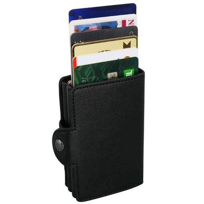 RFID-Blocking Cascading Quick Card Wallet