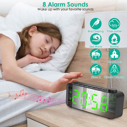RGB Color LED Digital Alarm Clock