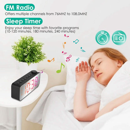 RGB Color LED Digital Alarm Clock