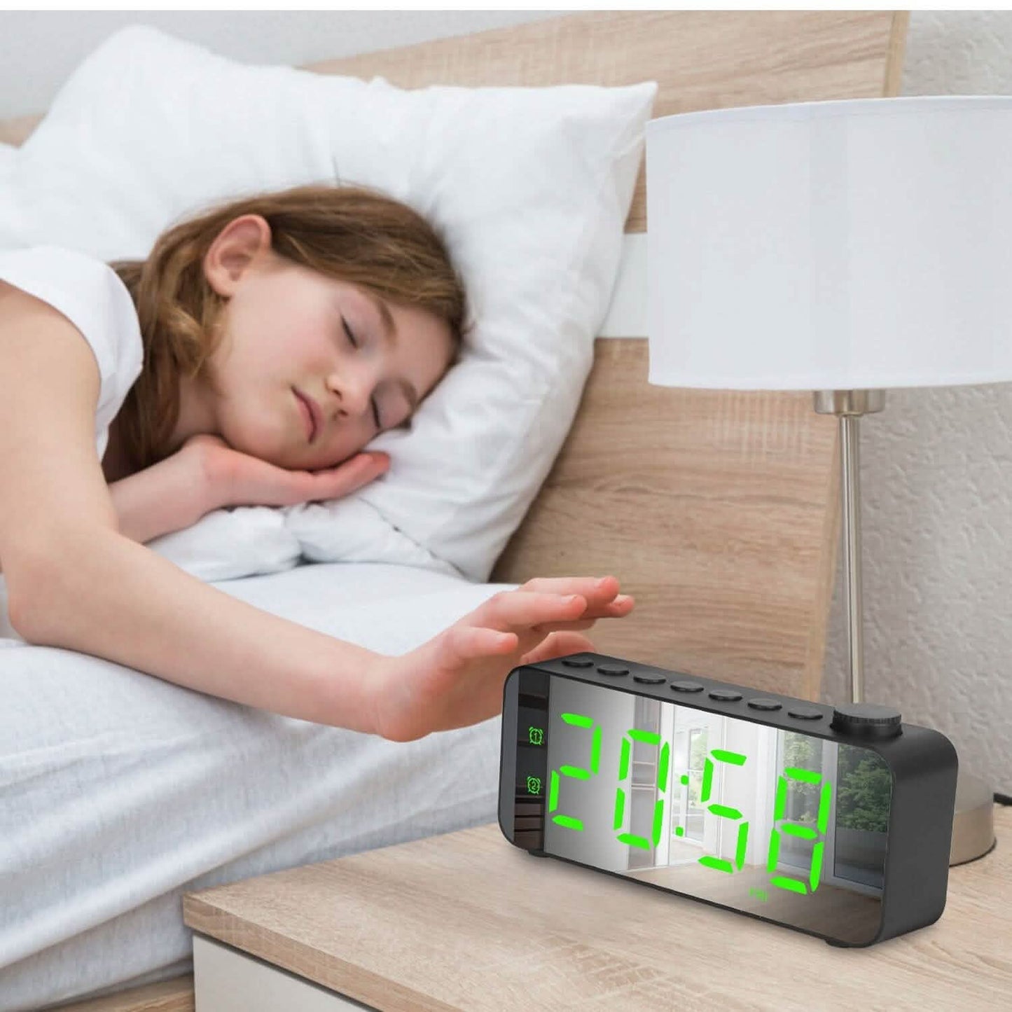 RGB Color LED Digital Alarm Clock