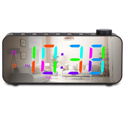 RGB Color LED Digital Alarm Clock