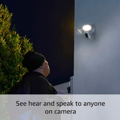 Ring Floodlight Cam Wired Pro with Bird’s Eye View and 3D Motion Detection (Refurbished)