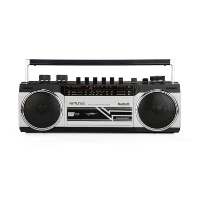 Riptunes Retro Radio Cassette Bluetooth Boombox