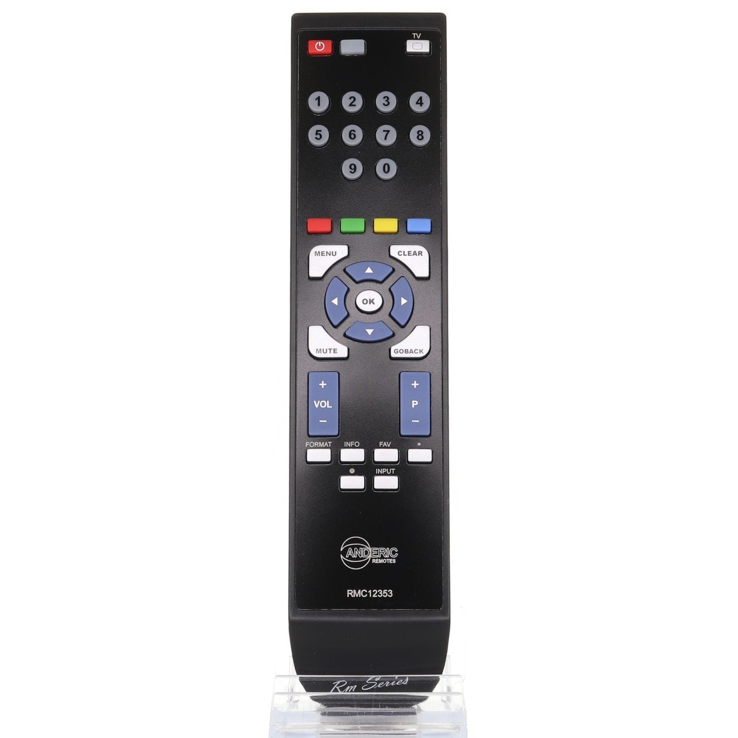Anderic RMC12353 Replacement TV Remote Control for RCA RC246