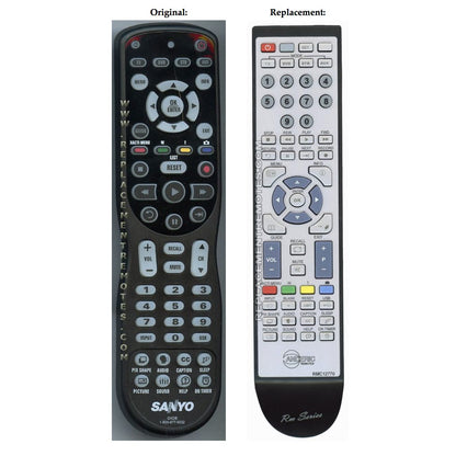 Anderic Replacement TV Remote Control for Sanyo GXDB - RMC12770