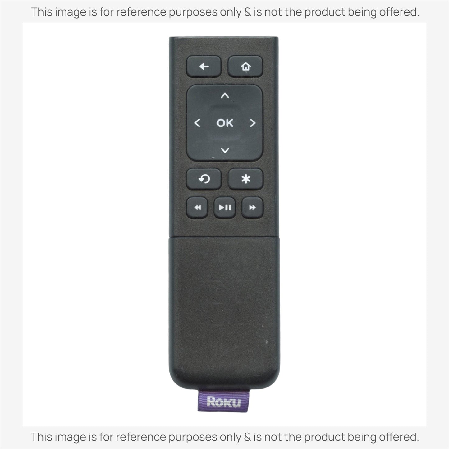Substitute for Roku 9026000010-01 Streaming Remote Control [RRST01]
