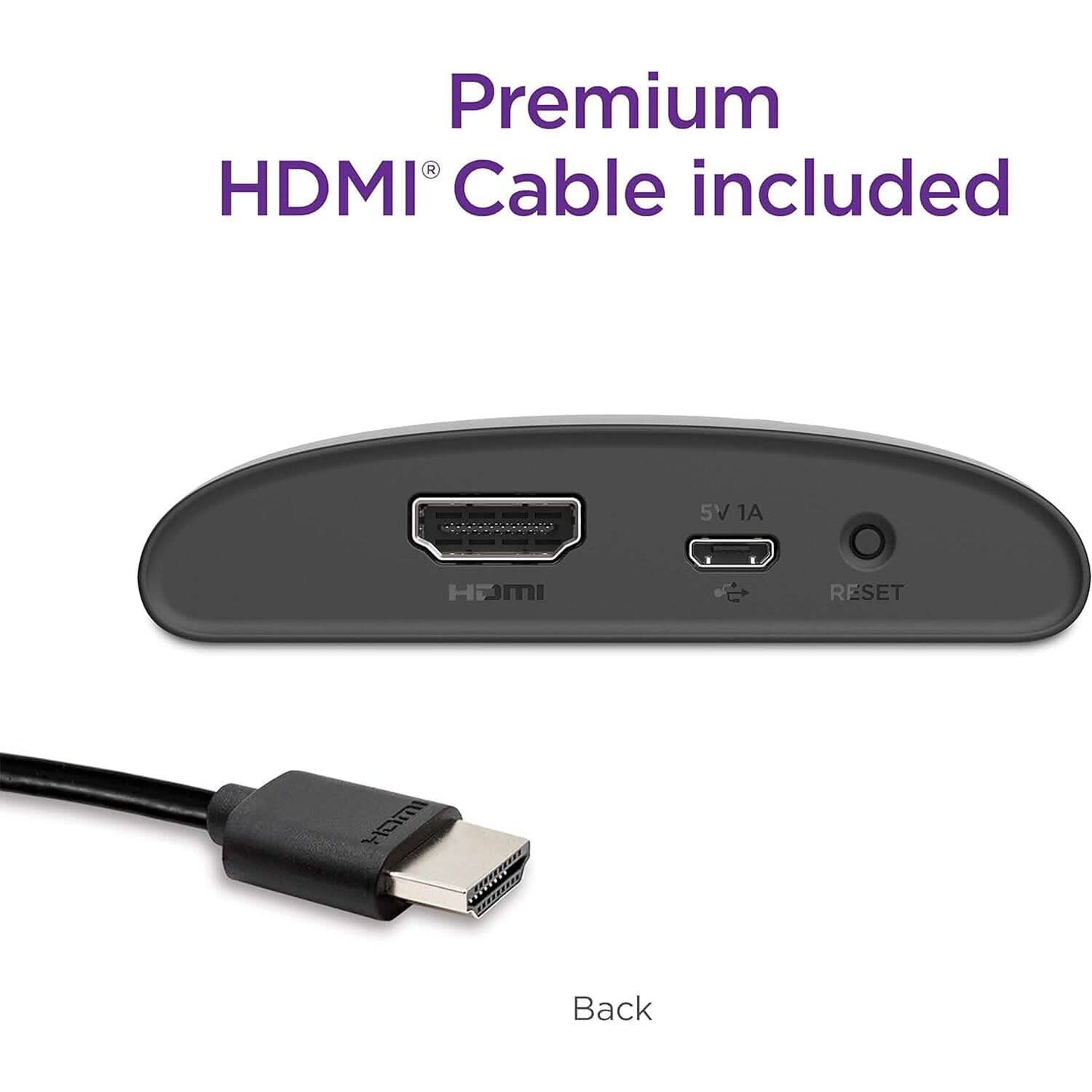Roku Express 4K+ | Roku Streaming Device 4K/HDR  (Refurbished)
