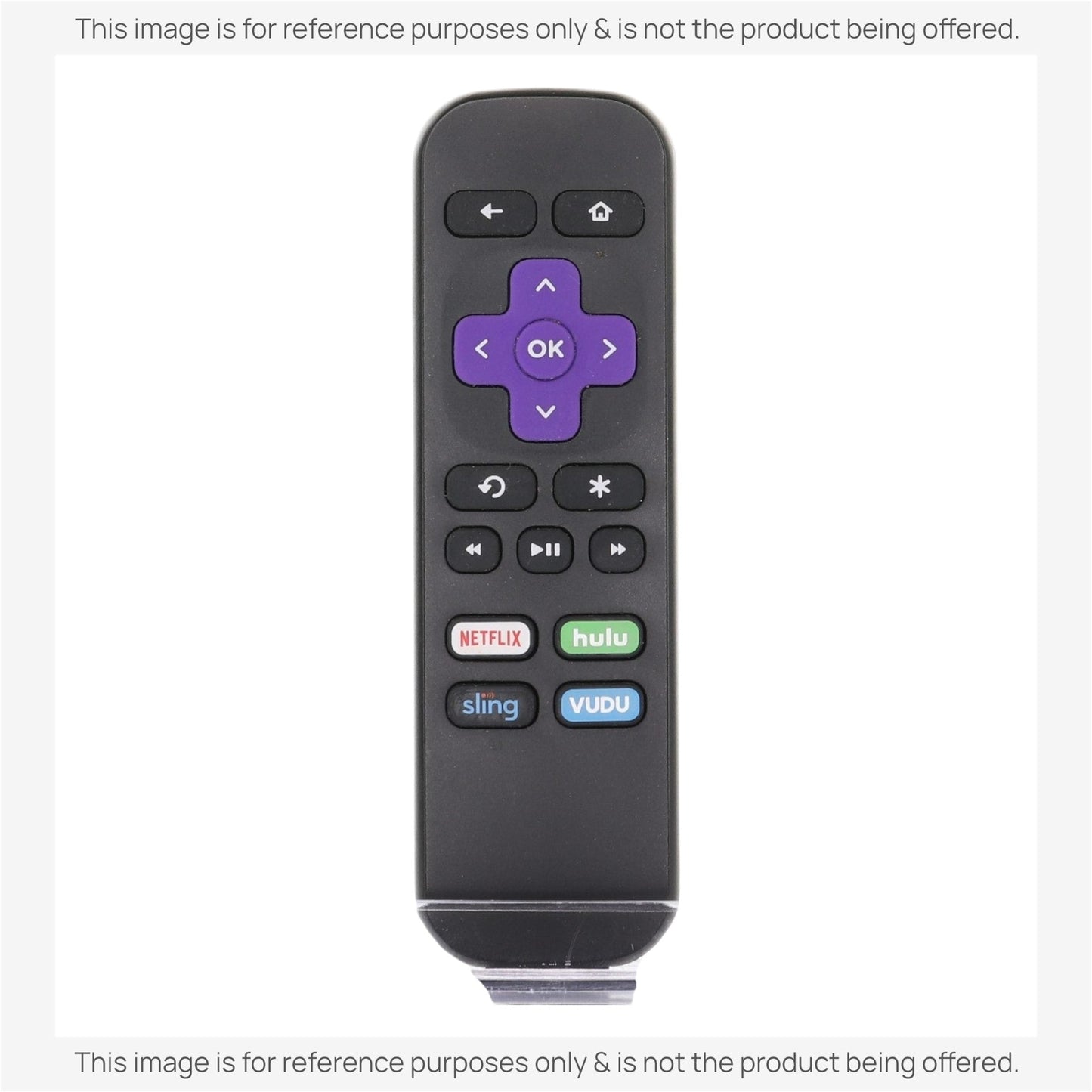 Substitute for Roku RC-102 EXPRESS Streaming Remote Control [RRST01]
