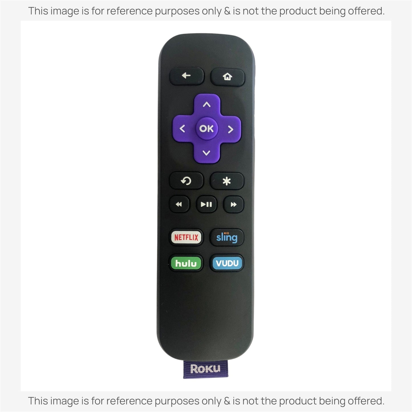 Substitute for Roku RC108 IR EXPRESS Streaming Remote Control [RRST01]