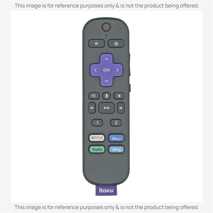 Substitute for Roku RC-506 Voice Streaming Remote Control [RCGZ1, NO HEADPHONE / SHORTKEYS]
