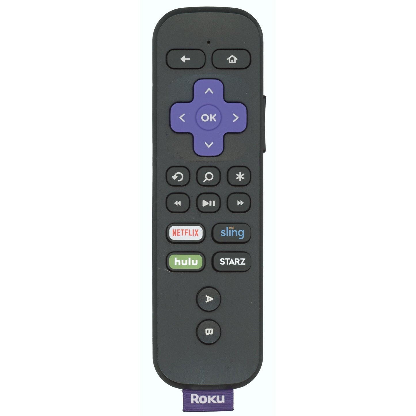 Substitute for Roku RC-GR4 Streaming Remote Control with Voice 3226000264 [RCGZ1, NO HEADPHONE JACK / FAVORITE KEYS]