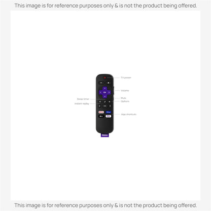 Substitute for Roku RC-C1R Universal IR for All Roku TVs TV Remote Control | IR - RCC1R [RRST01]
