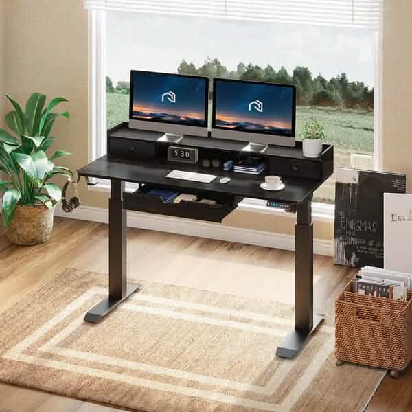 Rolanstar Single Motor Free Standing Electric Height Adjustable Desk