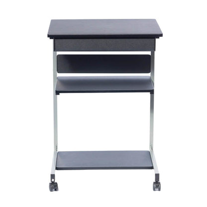 Rolling Laptop Cart with Storage