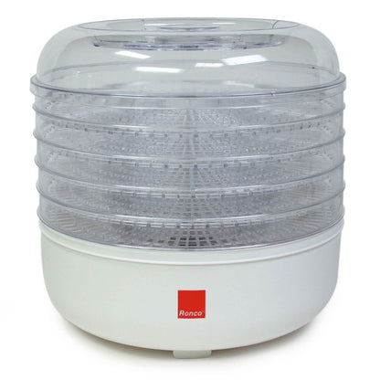 Ronco 5-Tray Dehydrator, Food Preserver, Quiet Dehydrating and Easy to Use