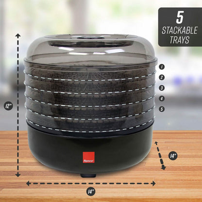 Ronco Beef Jerky Machine with 5 Stackable Trays