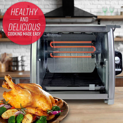 Ronco Modern Rotisserie Oven, Large Capacity (15lbs) Countertop Oven
