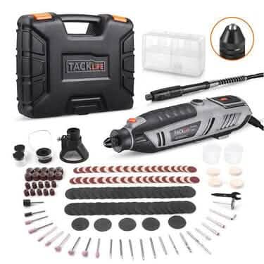 Rotary Tool 1.8 Amp Power with MultiPro Keyless and 170 Accessories - RTD36AC