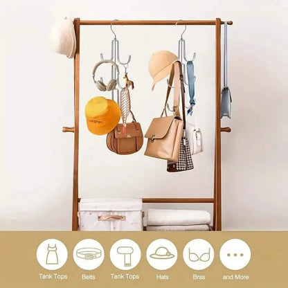 Rotatable Metal Purse Hanger Organizer
