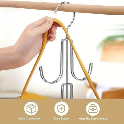 Rotatable Metal Purse Hanger Organizer