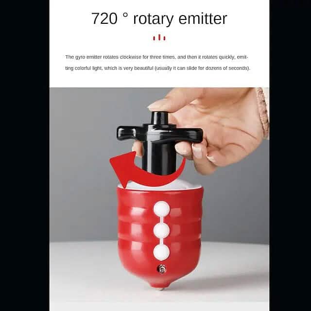 Rotating Gyro with Sound And LED Light Music Spinning