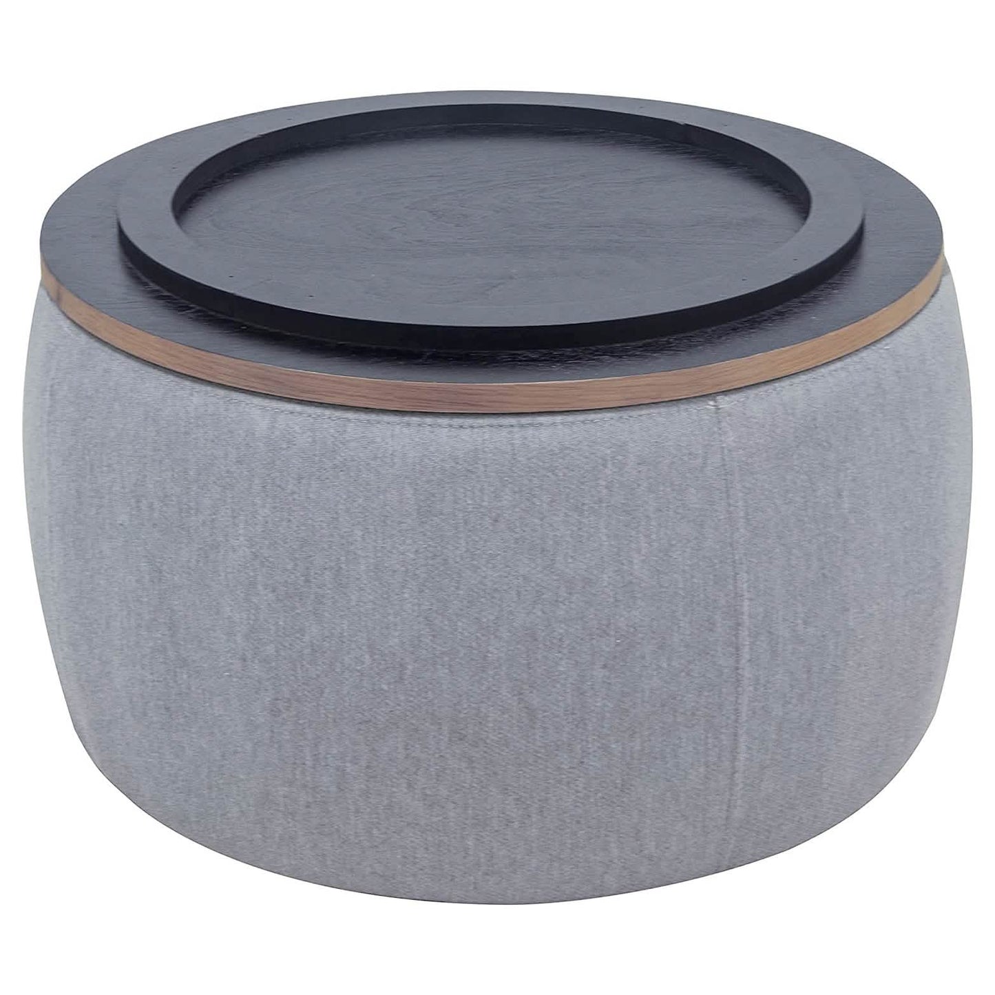 Round Storage Ottoman Coffee Table