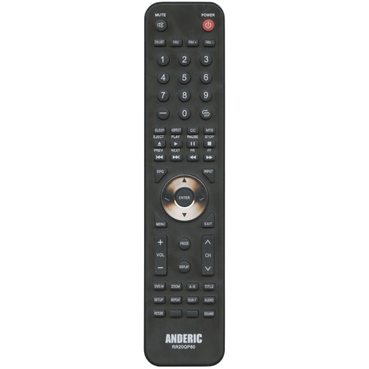 Anderic RR20QP80 Replacement TV/DVD Remote Control for RCA RE20QP80 and RE20QP28