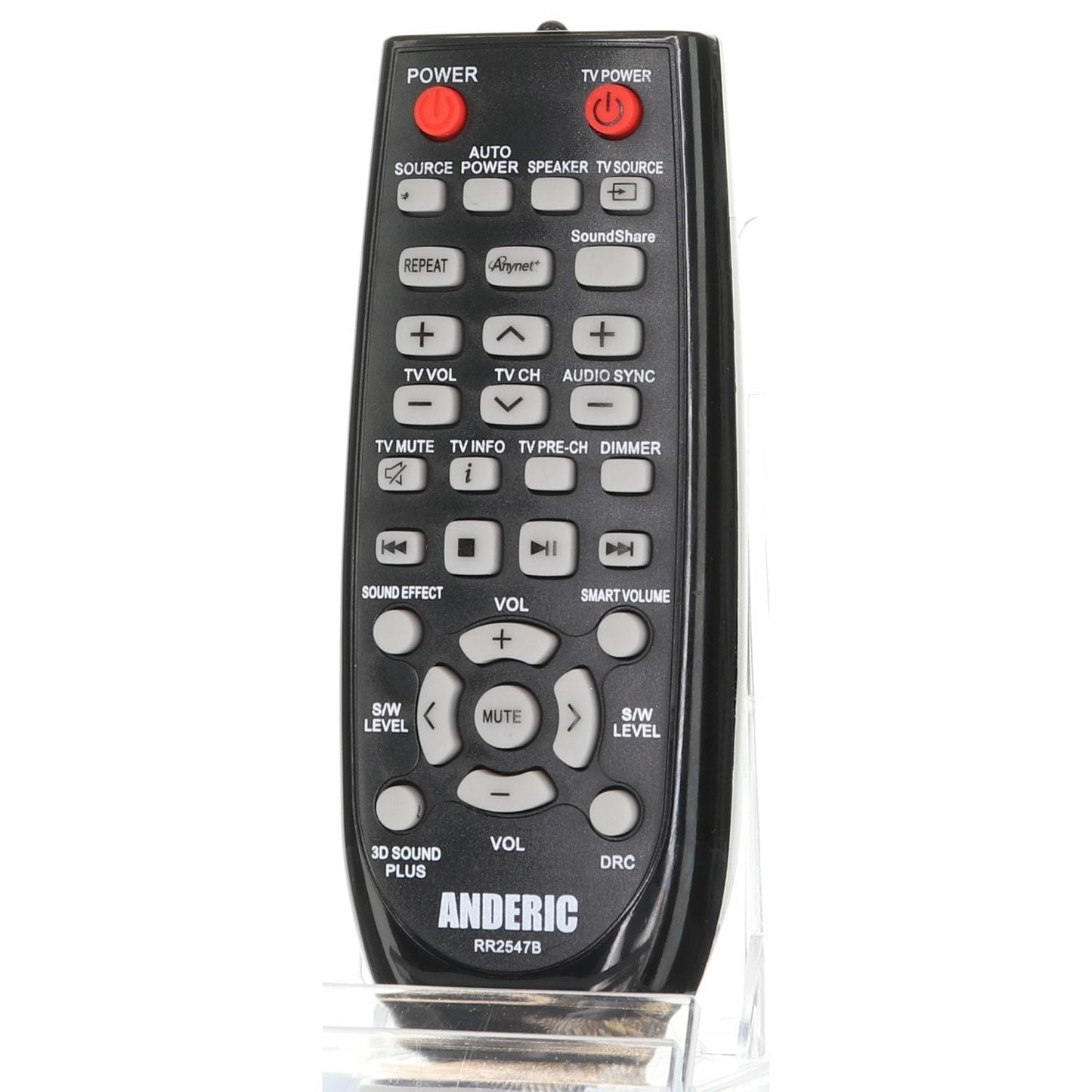 Anderic RR2547B Replacement Sound Bar Remote Control for Samsung AH59-02547B, AH59-02380A, AH59-02330A and Others