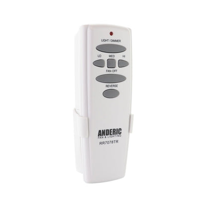 Anderic UC7078T with Reverse Ceiling Fan Remote Control for Hampton Bay | HD6 | UC7078T | CHQ7078T - RR7078TR