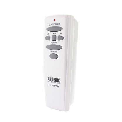 Anderic UC7078T with Reverse Ceiling Fan Remote Control for Hampton Bay | HD6 | UC7078T | CHQ7078T - RR7078TR