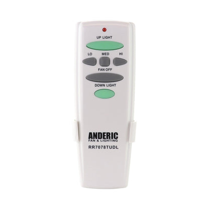 Anderic RR7078TUDLKIT Ceiling Fan Kit for Up light and Down Light 3-Speed Ceiling Fans