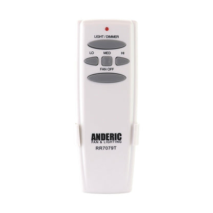 Anderic FAN-HD (UC7078T) Ceiling Fan Remote Control for Hampton Bay - RR7079T