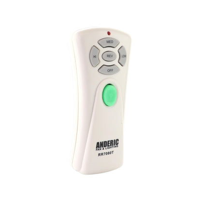 Anderic RR7080T (UC7080T) Ceiling Fan Remote Control for Hampton Bay | CHQ7080T | Up Light | Down Light | Reverse