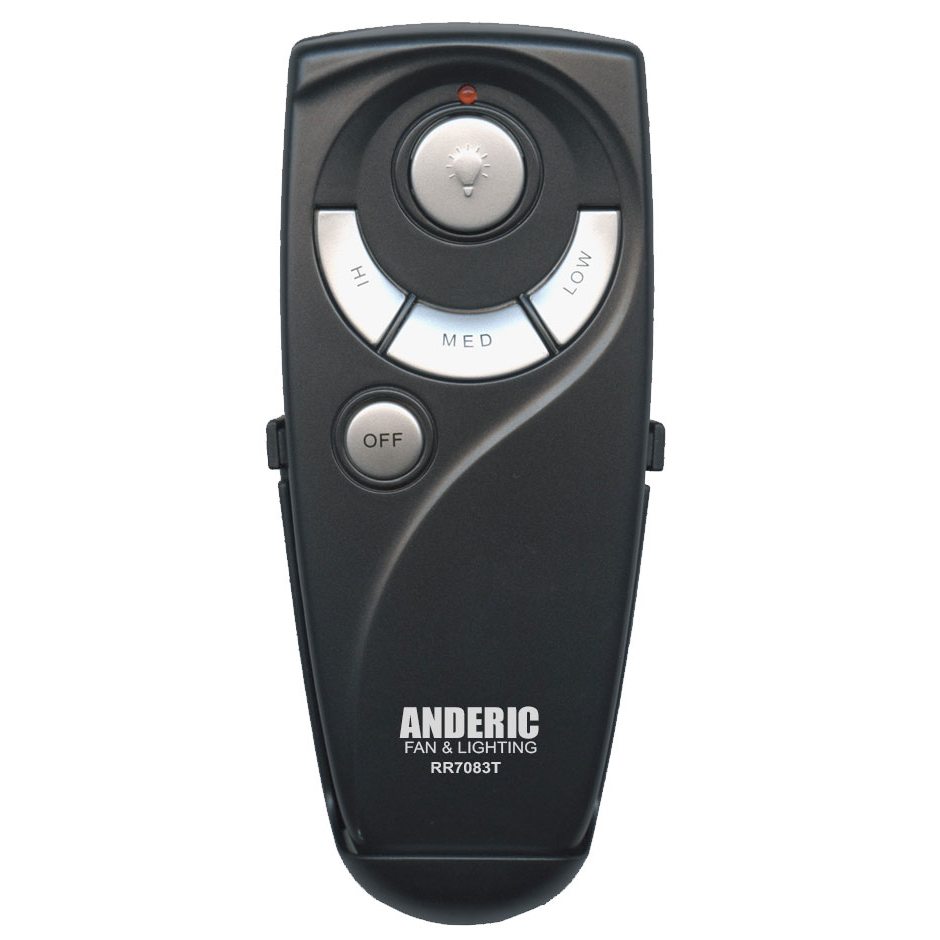 Substitute for Hampton Bay UC7083T CHQ7083T White Ceiling Fan Remote Control [RR7083T]