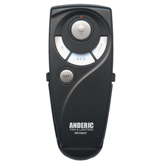 Substitute for Hampton Bay 70830 Ceiling Fan Remote Control [RR7083T]