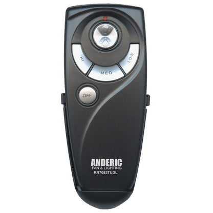 Anderic Universal Add-on Remote Control Kit for 3 speed Ceiling Fans with Up & Down Lights - RR7083TUDL-FAN28RUD-KIT