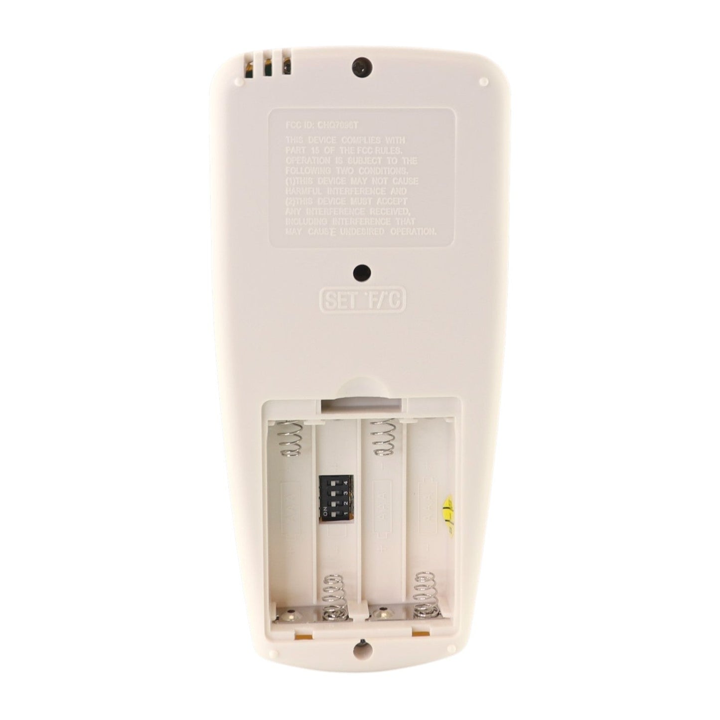 Anderic RR7096T Thermostatic Ceiling Fan Remote Control with Fan Timer Key | 303 MHz | CHQ7096T, CHQ8BT7096T
