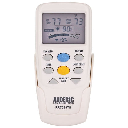 Anderic RR7096TR Thermostatic Ceiling Fan Remote Control with Reverse Key | CHQ7096T, CHQ8BT7096T