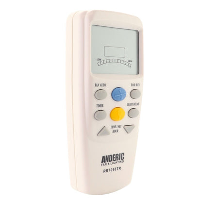 Anderic RR7096TR Thermostatic Ceiling Fan Remote Control with Reverse Key | CHQ7096T, CHQ8BT7096T