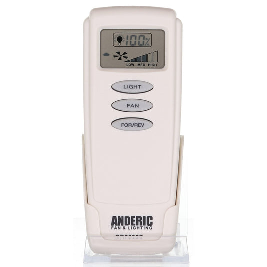 Anderic RR7098T Replacement Ceiling Fan Remote Control with Reverse Key - CHQ8BT7098T