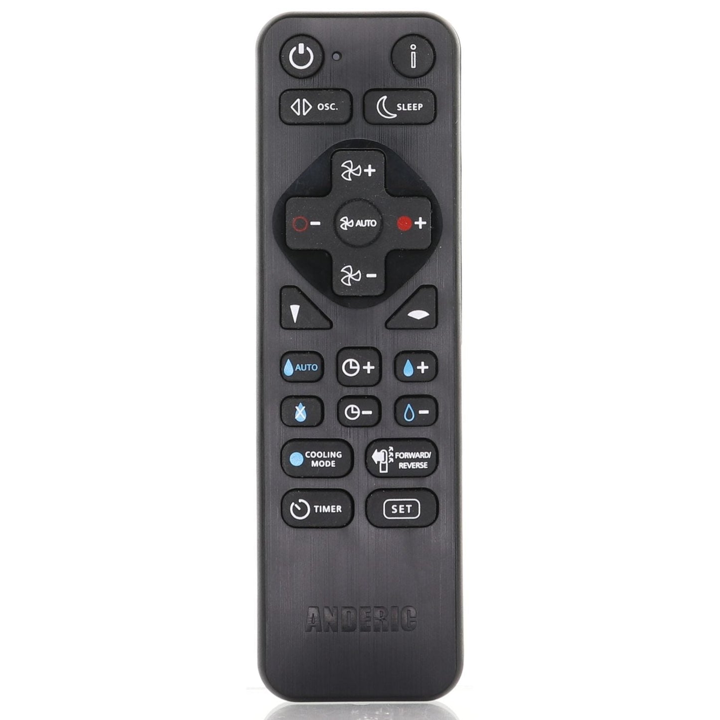 Anderic RRDYS01.2 Universal Remote Control with Learning for Dyson Fans | HP00 HP01 AM02 AM03 AM07 AM08 AM09 DP01 DP03 TP02 TP03 and More